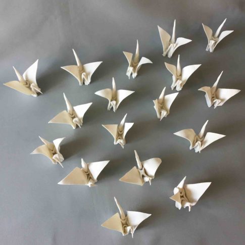 cat-trochu-ceramic-rennes-installation-galerie-2017-mai-origami 3