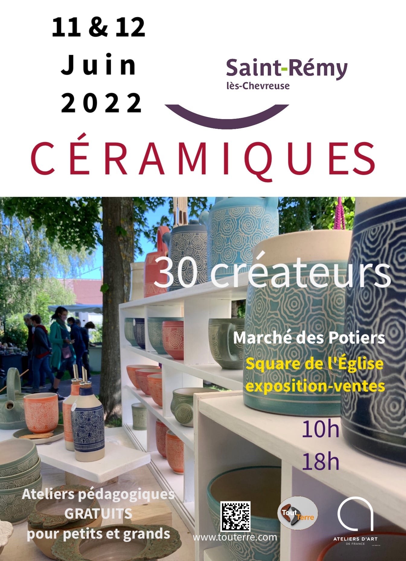 Marché des potiers 2022 Saint-Rémy-Les-Chevreuses